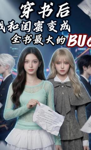 短剧《穿书后，我和闺蜜变成全书最大的BUG》海报