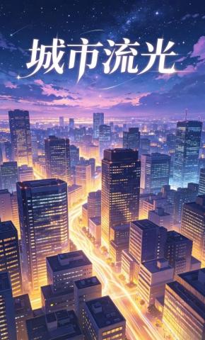 短剧《城市流光》海报