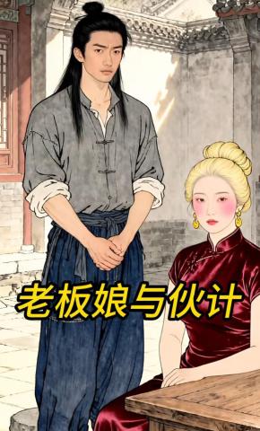 短剧《老板娘与伙计》海报
