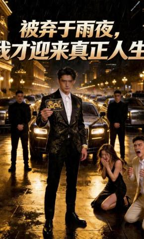 短剧《被弃于雨夜，我才迎来真正人生》海报