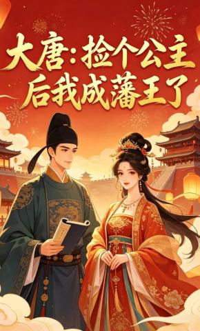 短剧《大唐：捡个公主后我成藩王了》海报