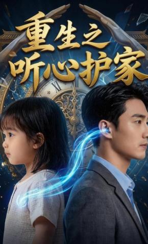 短剧《重生之听心护家》海报