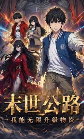 短剧《末世公路，我能无限升级物资》海报