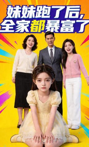 短剧《妹妹跑了后，全家都暴富了》海报