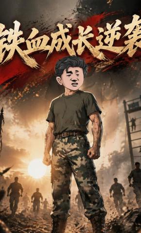 短剧《铁血成长逆袭》海报