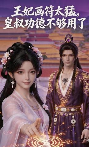 短剧《王妃画符太猛，皇叔功德不够用了》海报