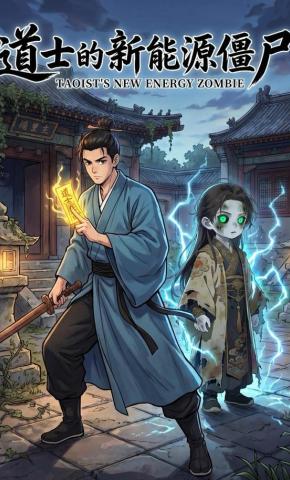 短剧道士的新能源僵尸海报