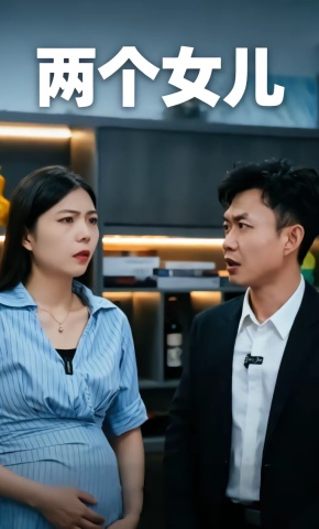 短剧《两个女儿》海报