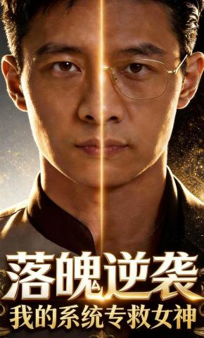 短剧《落魄逆袭：我的系统专救女神》海报
