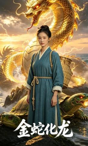 短剧《金蛇化龙》海报