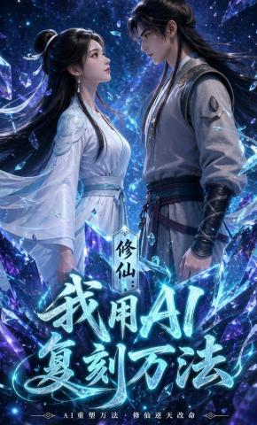 短剧《修仙：我用AI复刻万法》海报