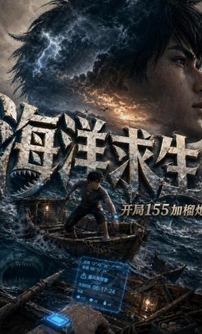 短剧《海洋求生：开局155加榴炮》海报