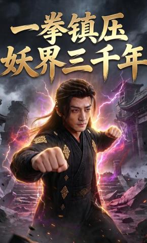 短剧《一拳镇压妖界三千年》海报