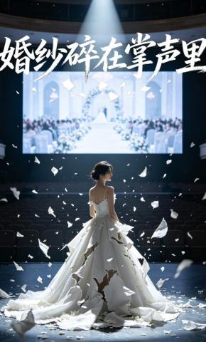 短剧《婚纱碎在掌声里》海报