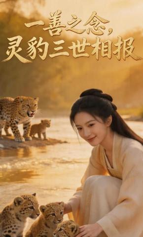 短剧《一善之念，灵豹三世相报》海报