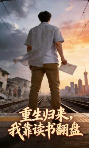 短剧《重生归来，我靠读书翻盘》海报