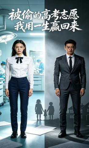短剧《被偷的高考志愿，我用一生赢回来》海报