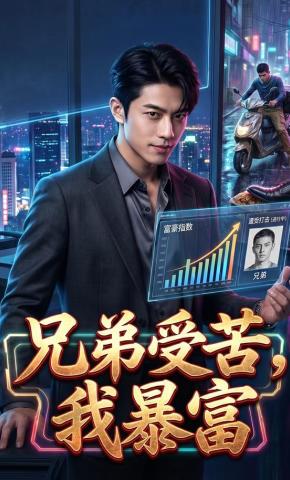 短剧《兄弟受苦，我暴富》海报