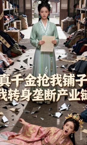 短剧《真千金抢我铺子，我转身垄断产业链》海报