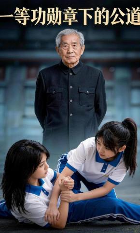 短剧《一等功勋章下的公道》海报