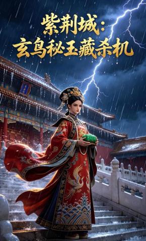 短剧《紫荆城：玄鸟秘玉藏杀机》海报