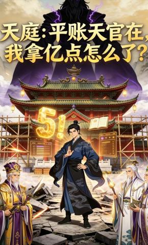 短剧《天庭：平账天官在，我拿亿点怎么了？》海报