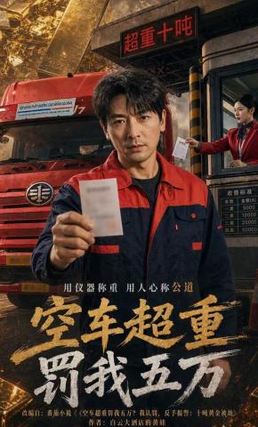 短剧《空车超重罚我五万》海报