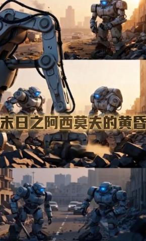 短剧《末日之阿西莫夫的黄昏》海报