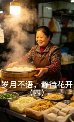 短剧《岁月不语，静待花开（四）》海报