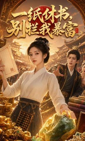 短剧《一纸休书，别拦我暴富》海报