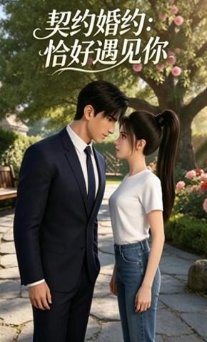 短剧《契约婚约：恰好遇见你》海报