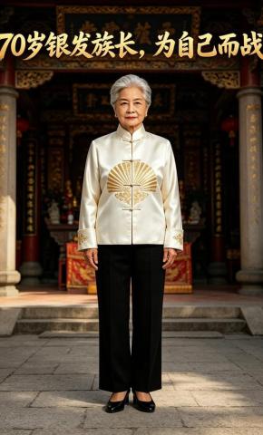 短剧《70岁银发族长，为自己而战》海报