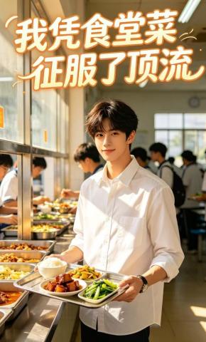 短剧《我凭食堂菜征服了顶流》海报
