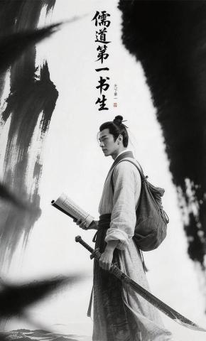 短剧《儒道第一书生》海报