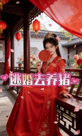 短剧《逃婚去养猪》海报