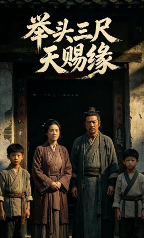 短剧《举头三尺天赐缘》海报