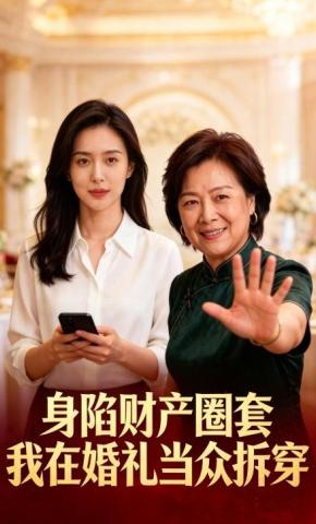 短剧《身陷财产圈套，我在婚礼当众拆穿》海报