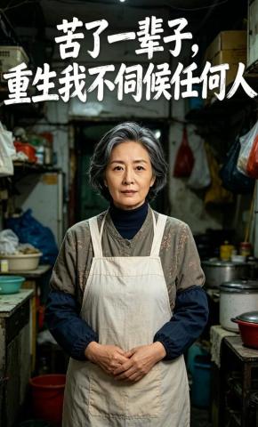 短剧《苦了一辈子，重生我不伺候任何人》海报