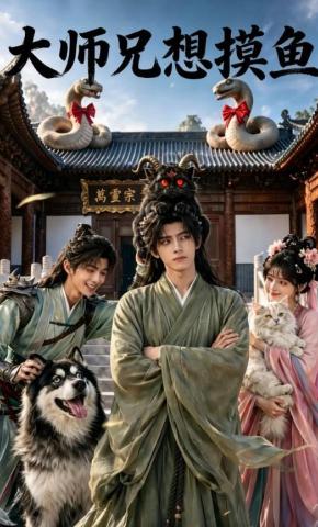 短剧《大师兄想摸鱼》海报