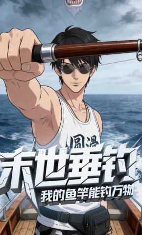 短剧《末世垂钓：我的鱼竿能钓万物》海报