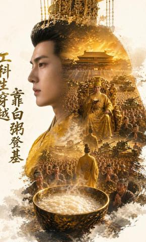 短剧《工科生穿越，靠白粥登基》海报