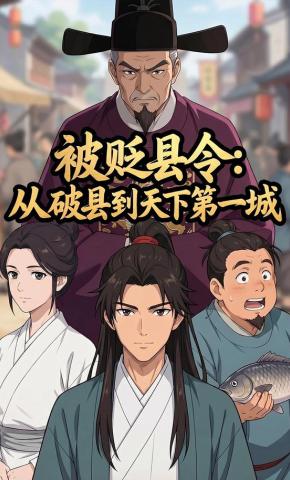 短剧《被贬县令：从破县到天下第一城》海报