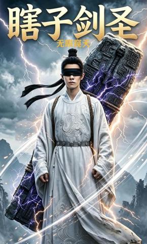 短剧《瞎子剑圣无眼窥天》海报