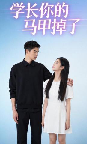 短剧《学长，你的马甲掉了》海报