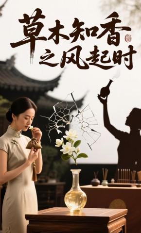 短剧《草木知香之风起时2》海报