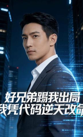 短剧《好兄弟踢我出局，我凭代码逆天改命》海报