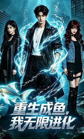 短剧《重生成鱼，我无限进化》海报