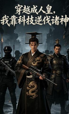 短剧《穿越成人皇，我靠科技逆伐诸神》海报