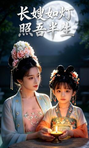 短剧《长嫂如灯，照吾半生》海报