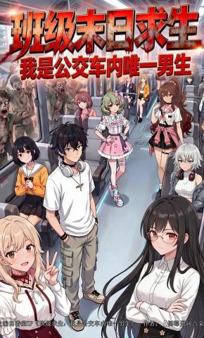 短剧《班级末日求生我是公交车内唯一男生》海报